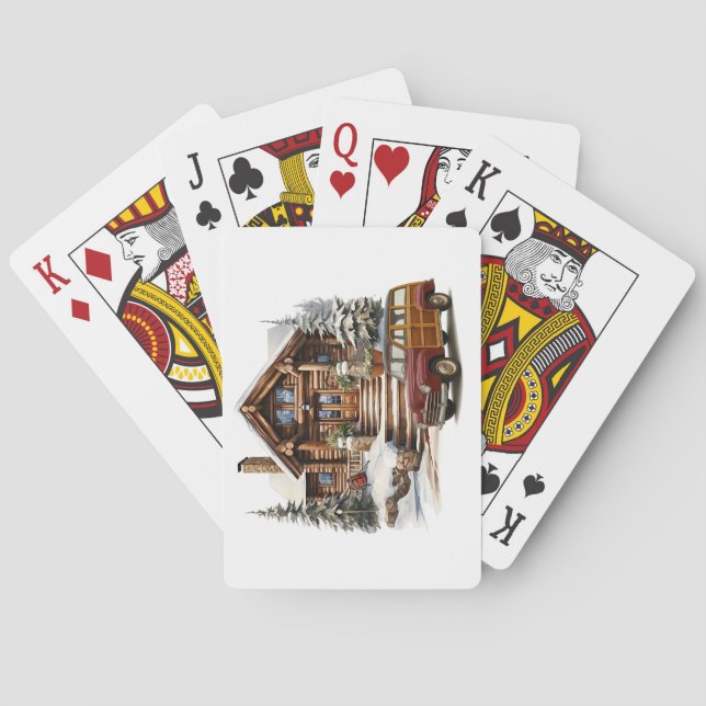 A Winter's Day Playing cards (Back)
