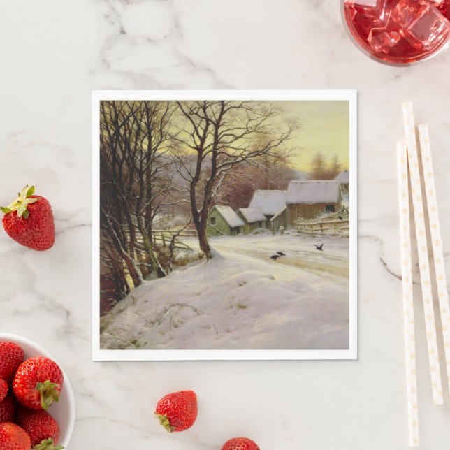 A Winter's Morning Napkin (Insitu)