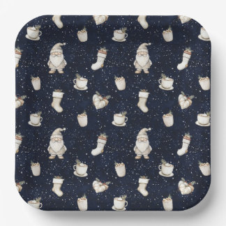 A Winter's Night! Paper Plate