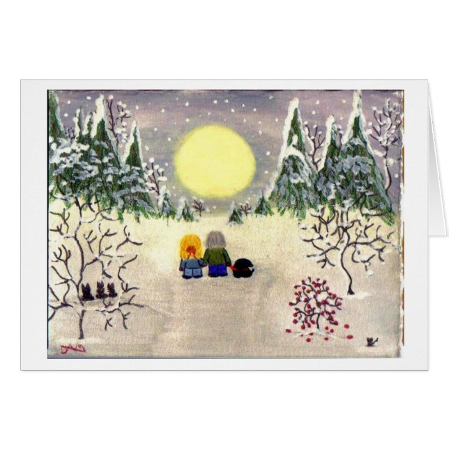 "A Winter's Night Walk" (Front Horizontal)