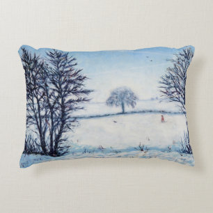 A Winters Walk Decorative Cushion