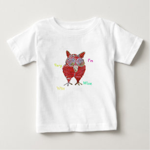 A wise owl baby shirt