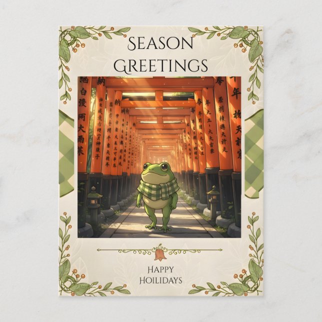 A Wish Among Torii Gates Postcard (Front)