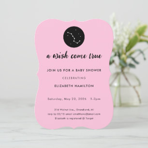 A Wish Come True Big Dipper Baby Shower Invitation