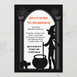A Witches Brew Costume Party invitation