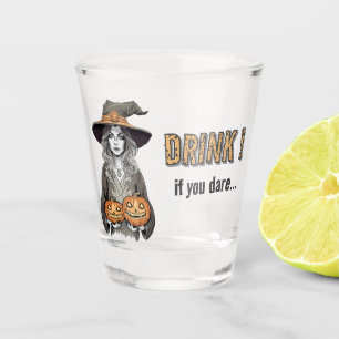 A witch's love shot glass