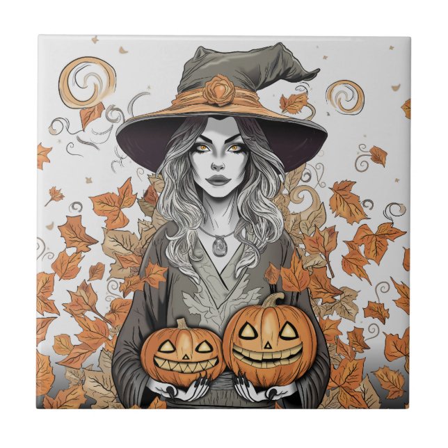 A witch's love tile (Front)