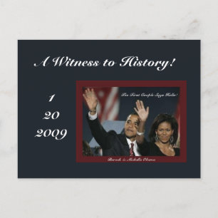 A Witness to History Postcard