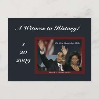 A Witness to History Postcard