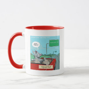 A Wolf From Virginia Funny Mug