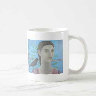 A Woman and a Blackbird are One Coffee Mug