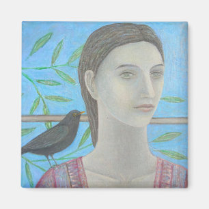 A Woman and a Blackbird are One Magnet