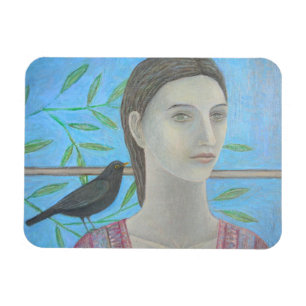 A Woman and a Blackbird are One Magnet