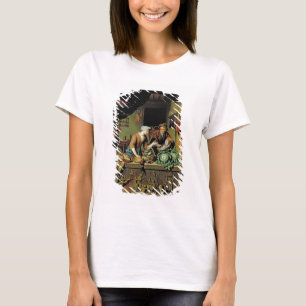 A Woman and a Fish Peddler, 1713 (oil on panel) T-Shirt