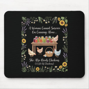 A Woman Cannot Survive On Canning Alone She Needs Mouse Mat