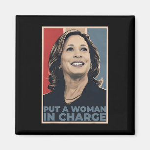 A Woman In Charge Kamala Harris Woman For Presiden Magnet