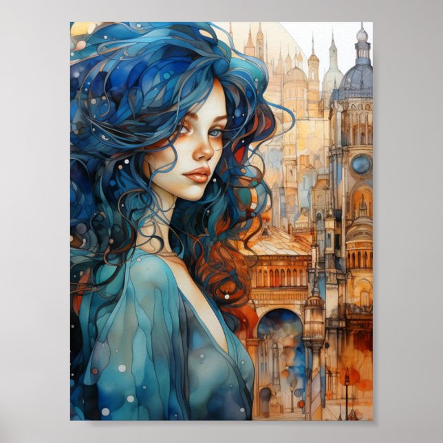 A Woman in the City Poster (Front)