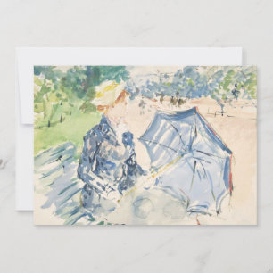 A Woman Seated at a Bench   Berthe Morisot