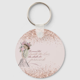 A Woman That Feareth the Lord Proverbs 31  Gel Mou Key Ring