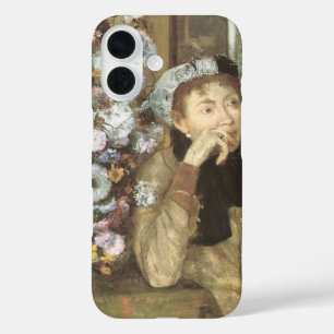 A Woman With Chrysanthemums by Edgar Degas iPhone 16 Case