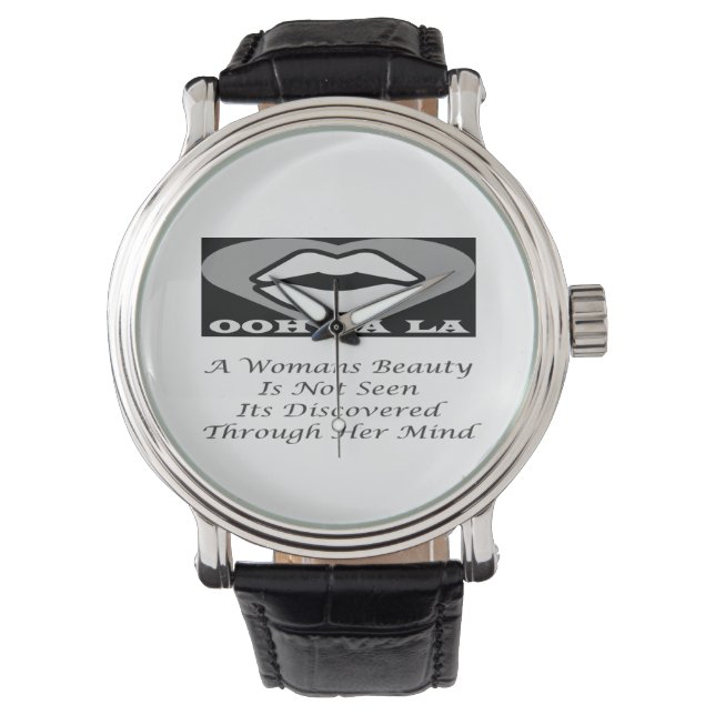 A Womans Beauty message poem feature               Watch (Front)