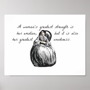 A woman's greatest strength... poster