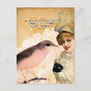 A Woman's Guess Postcard