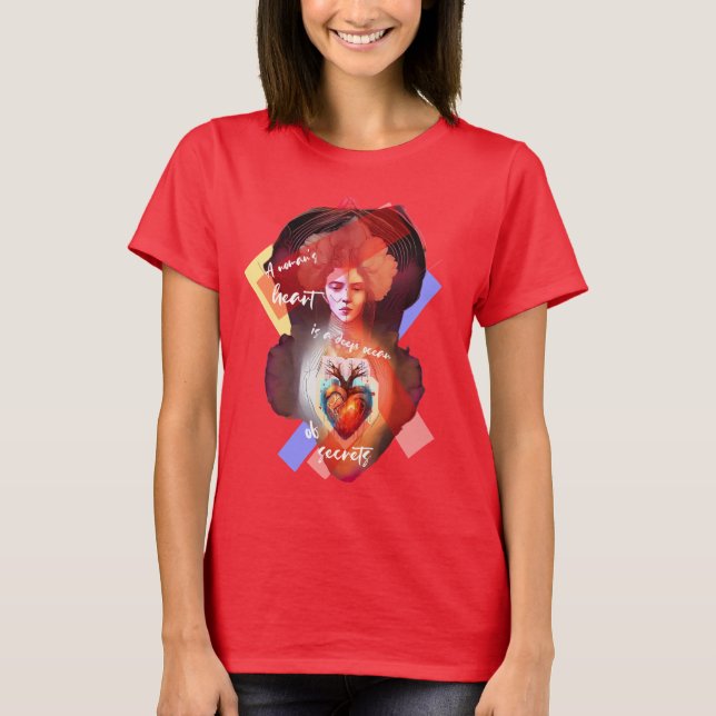 A woman's Heart T-Shirt (Front)