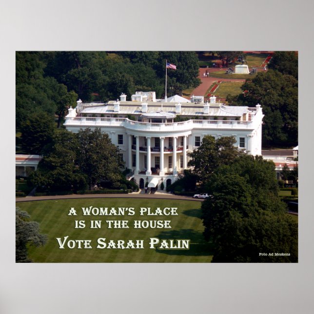 A Woman's Place...The White House Poster (Front)