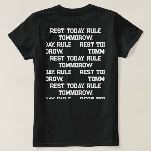 A women's T-Shirt (Design Back)