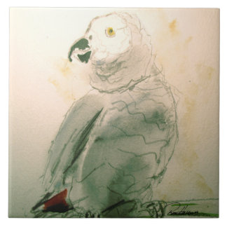 A Wonderful Parrot Tile
