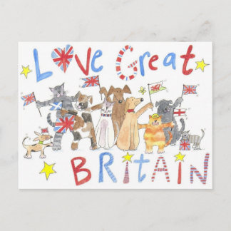 A wonderful patriotic postcard