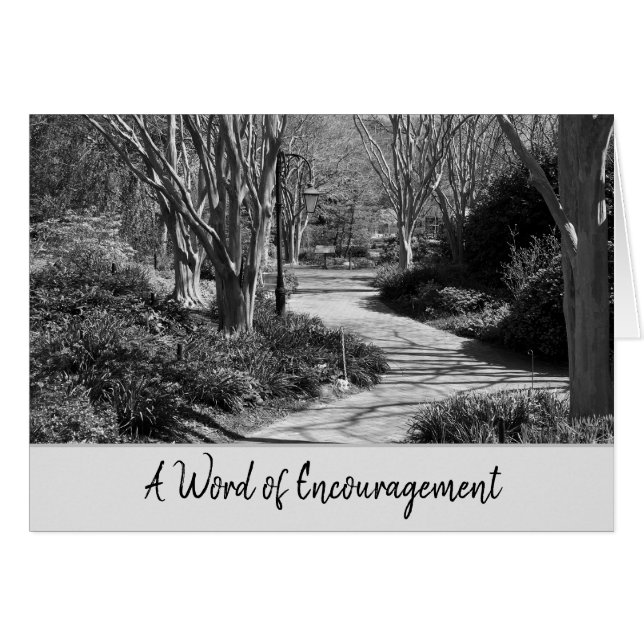 A Word of Encouragement Bible Verse (Front Horizontal)