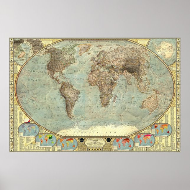 A World Map of Stereotypes Poster (Front)