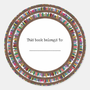 A World of Books Classic Round Sticker
