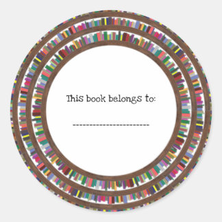 A World of Books Classic Round Sticker