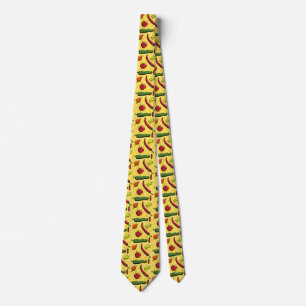 A World of Chili Peppers Men's Neck Tie