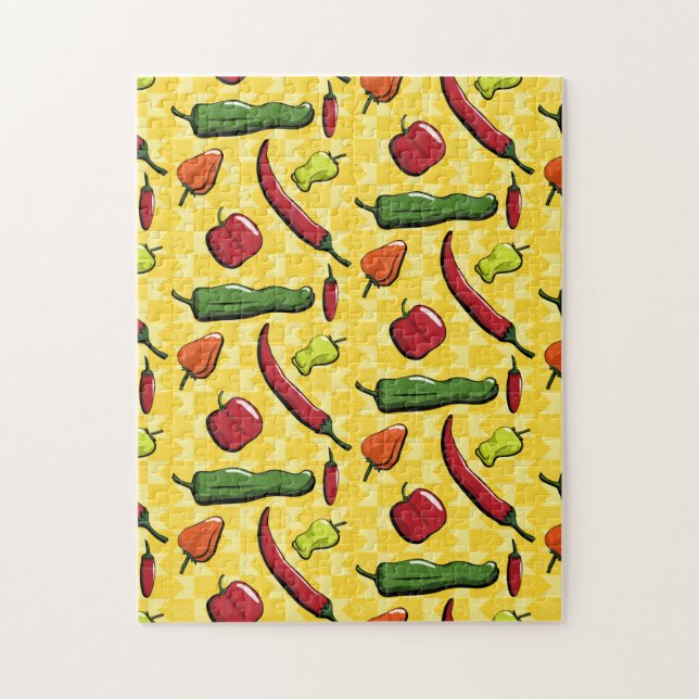 A World of Chili Peppers Puzzle (Vertical)
