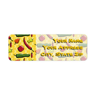 A World of Chili Peppers Return Address Label