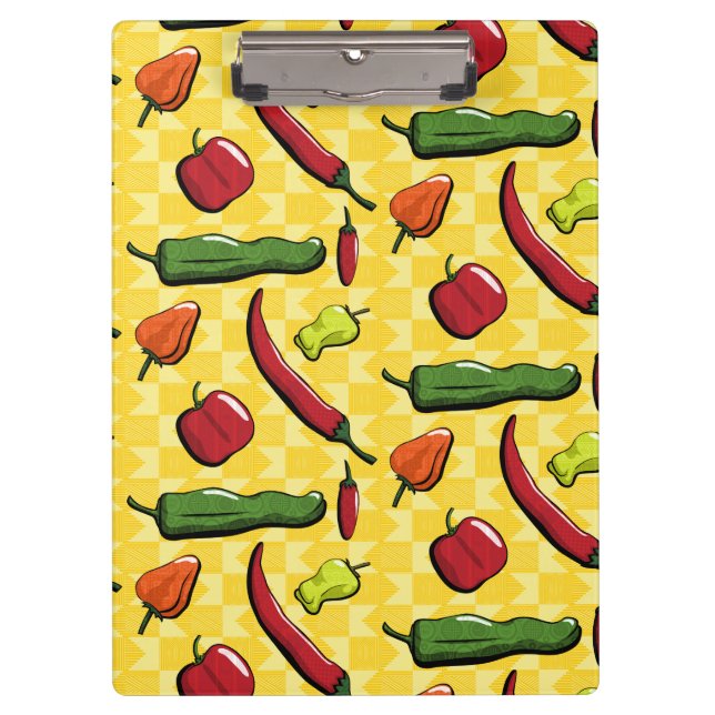 A World of Chilli Peppers Clipboard (Front)