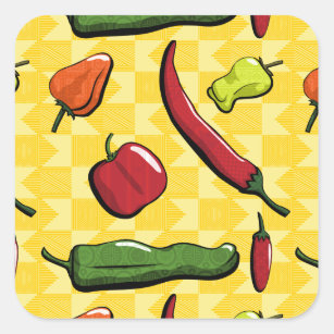 A World of Chilli Peppers Sticker