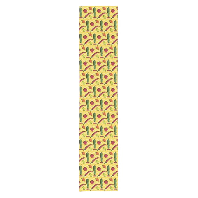 A World of Chilli Peppers Table Runner (Front)