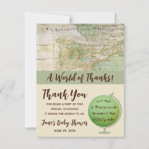 A World of Thanks Baby Shower EOS Lip Balm Favour