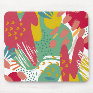 A world of vibrant colors mouse mat