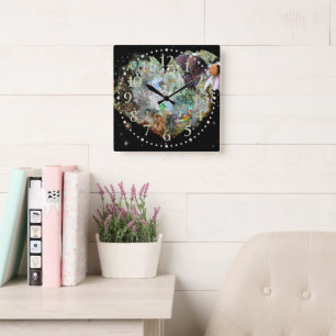 A World Of Your Own 2 Square Wall Clock