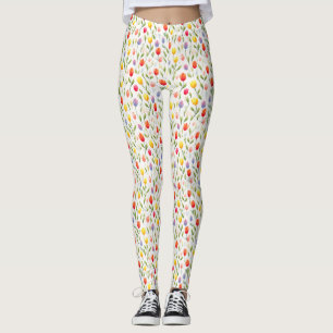 A World Without Flowers Is A World Without Joy Leggings