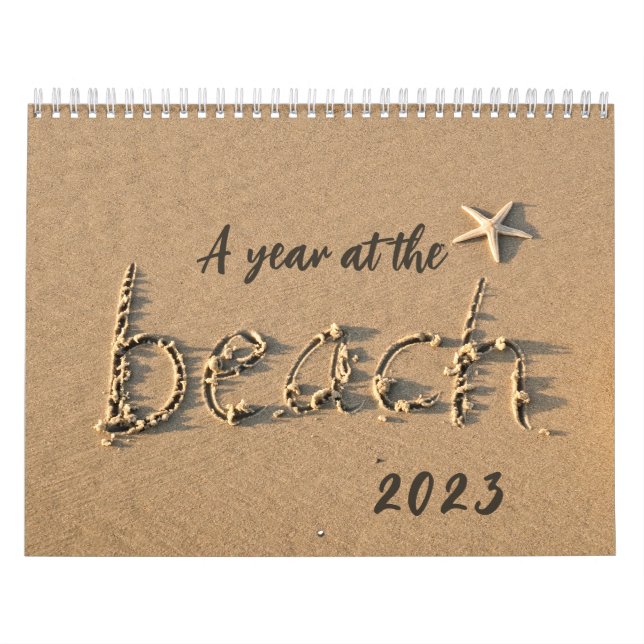 A Year at the Beach Photo Calendar (Cover)