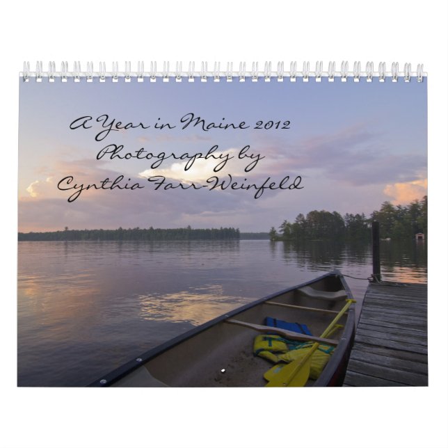 A Year in Maine 2012 Calendar (Cover)