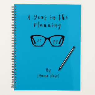 "A Year in the Planning" Spectacles & Pencil Blue Planner