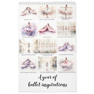 A year of ballet inspiration calendar